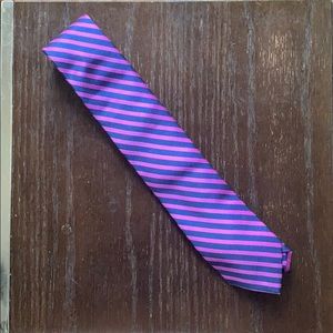 Hickey Freeman Purple & Navy Blue Rep Tie